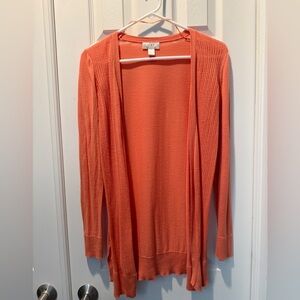 The Loft Women's Coral Cardigan Sweater
